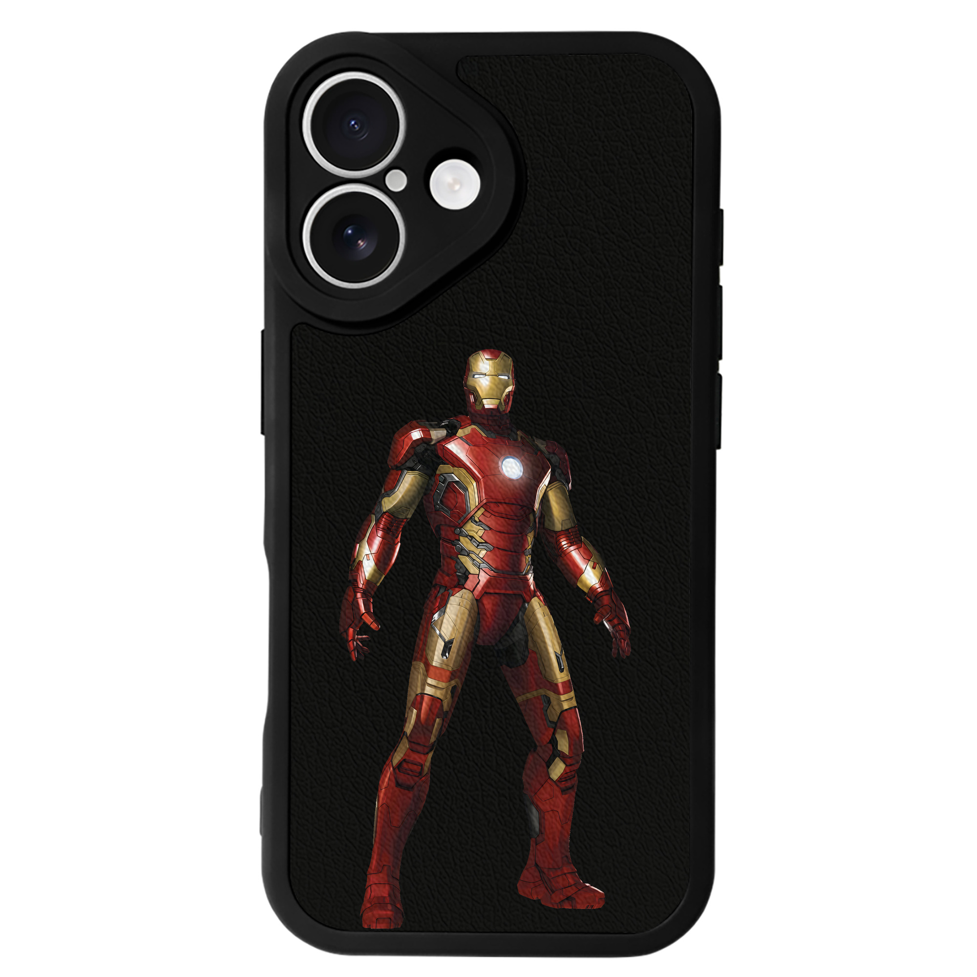 （画像用） アベンジャーズ The Avengers 【iPhone 16シリーズ対応】シリコンスマホケース（レザー調） 材質：シリコン